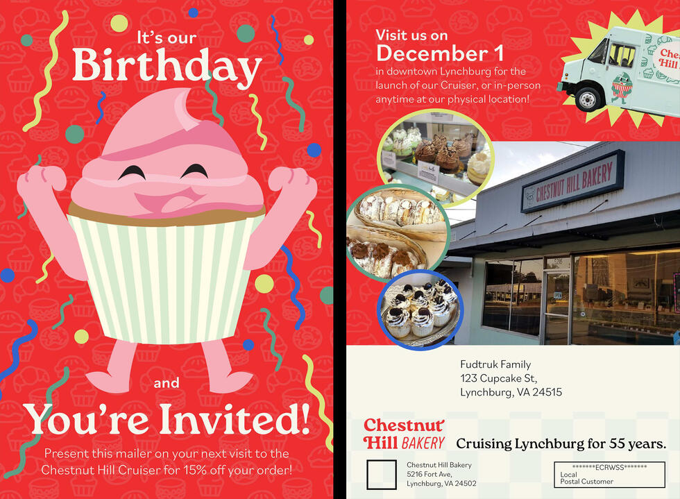 Chestnut Hill Bakery Red Mailer